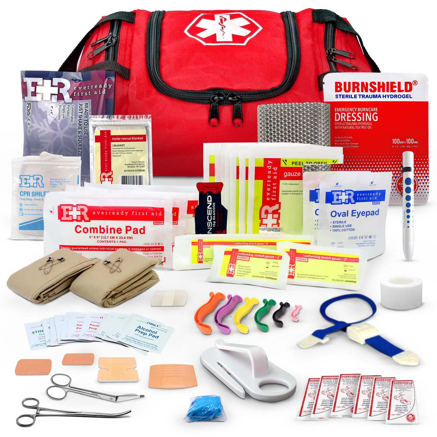 Fully Stocked First Responder Trauma Kit
