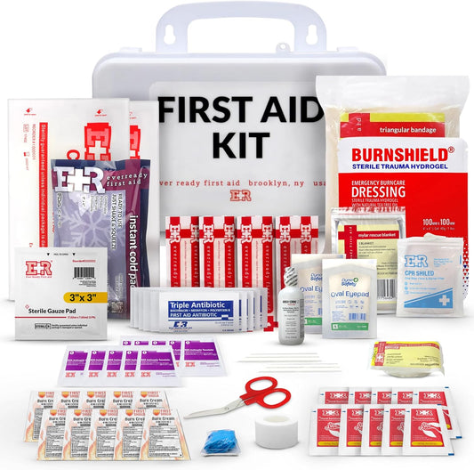 10 Person First Aid Kit - OSHA and ANSI Class A Compliant