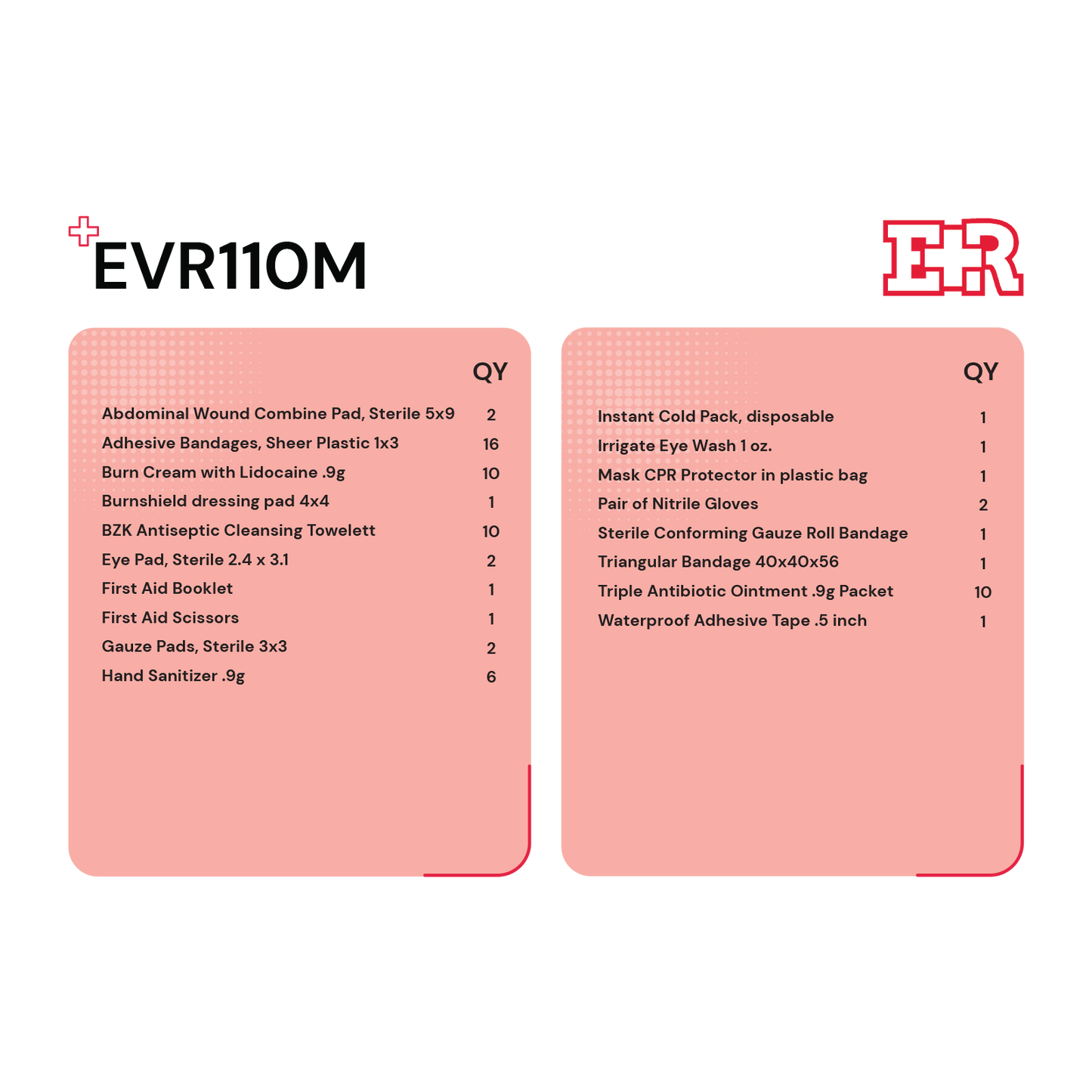 10-Person First Aid Kit – Metal Case