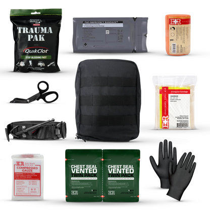 Premium IFAK Trauma Kit – Trauma Pak, Chest Seal & Tourniquet