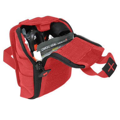 Premium Tactical IFAK Kit w Rip-Away Velcro, SOF Tourniquet & CELOX