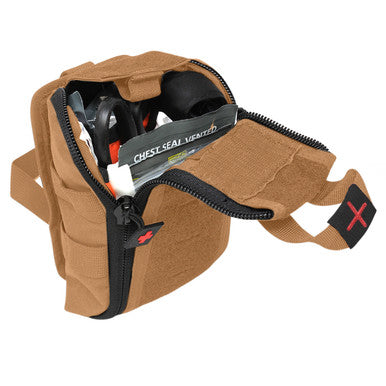 Premium Tactical IFAK Kit w Rip-Away Velcro, SOF Tourniquet & CELOX