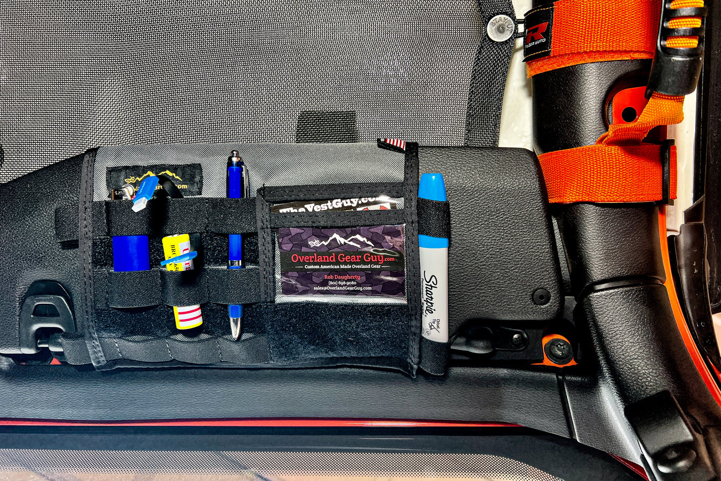 Jeep Gladiator MOLLE Visor Organizer - Tacoma Visor