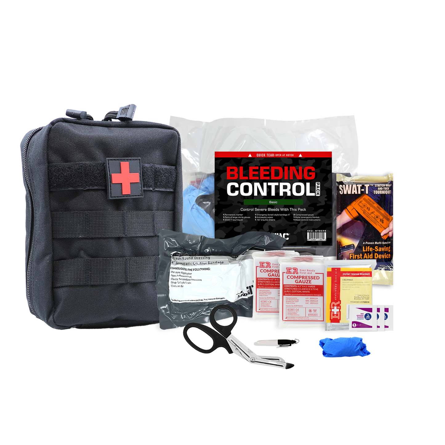 Basic Bleeding Control Kit with SWAT-T Tourniquet