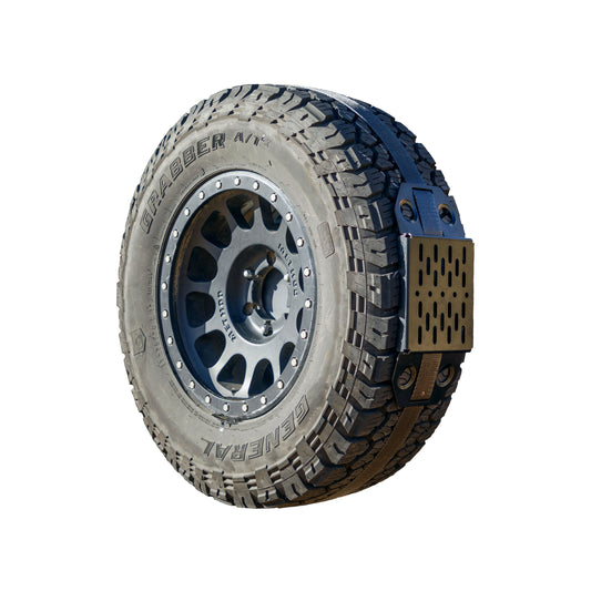 Overland Kitted Spare Tire Accessory Bracket