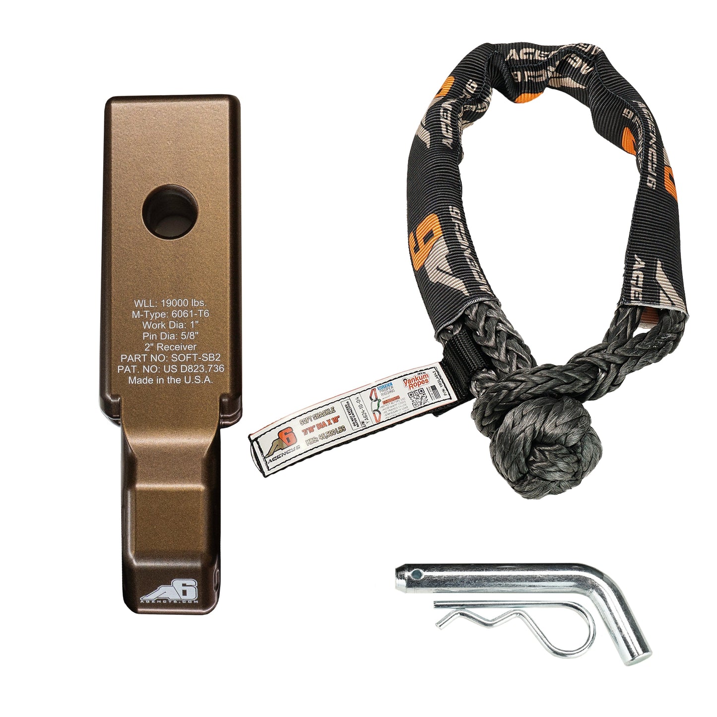 Soft Shackle Block 2" Assembly