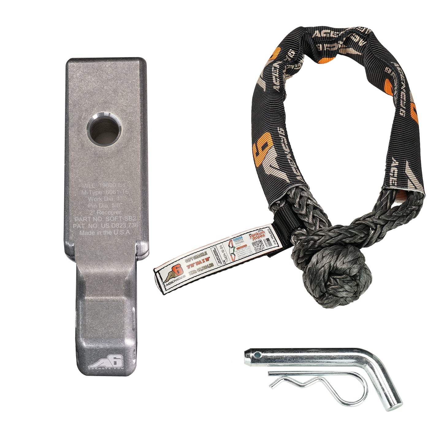 Soft Shackle Block 2" Assembly